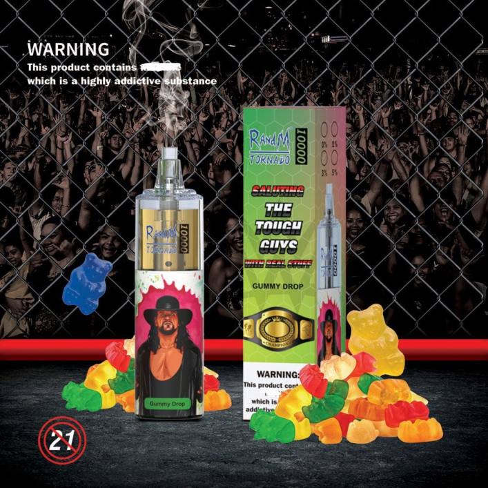 RandM Vape Erfahrung | RandM Tornado 00P2106 10000 Airflow Control Vape-Gerät 1St Gummy Drop